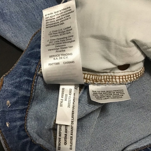 Madewell Tall Slim Demi-Boot Jeans in Denis Wash. - Picture 5 of 15